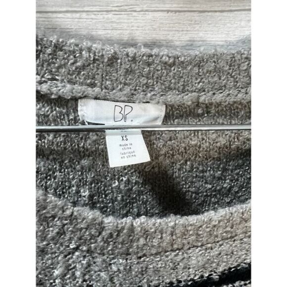 Striped Gray &‎ Black Knit Sweater BP. XS - Picture 3 of 3